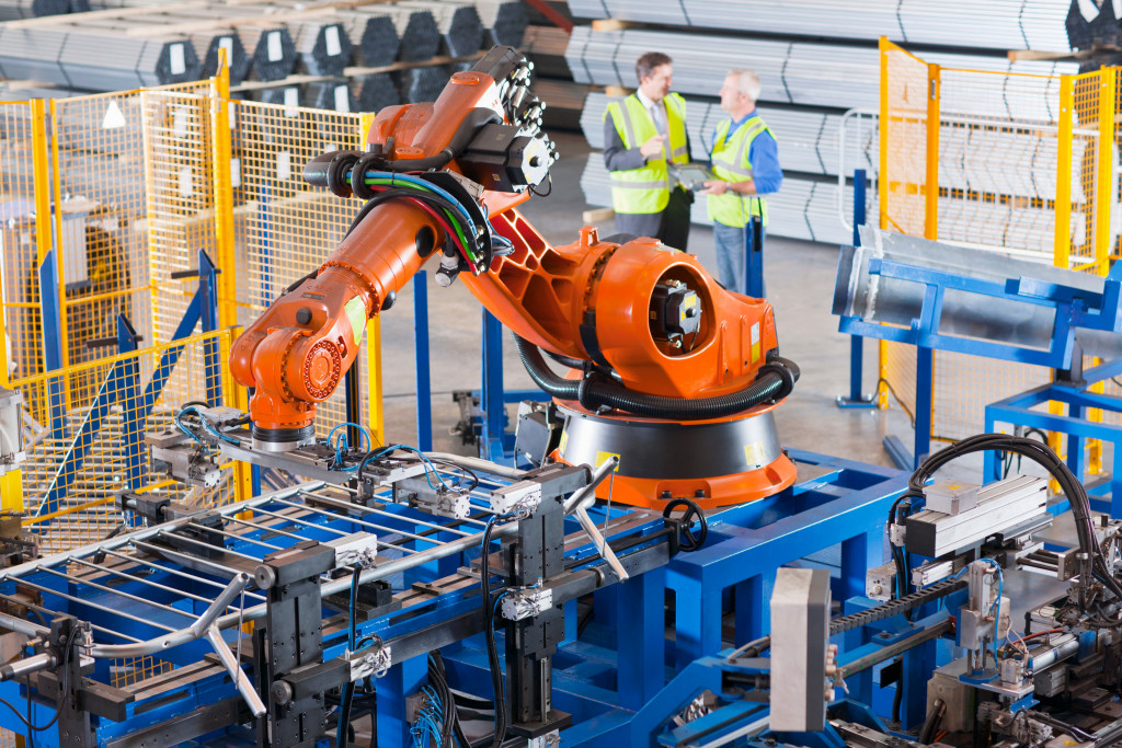 Manufacturing robot arm